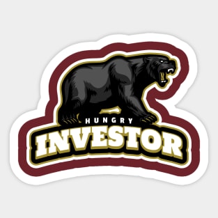 Hungry Investor Design Sticker